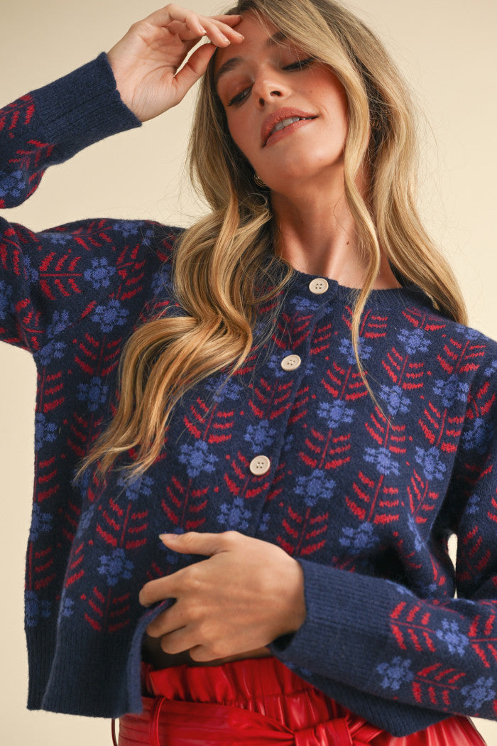 Mulberry Cardigan - Navy