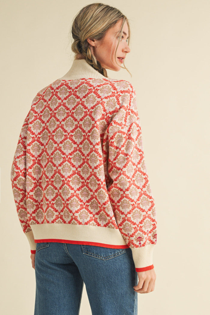 Coral Pullover Sweater