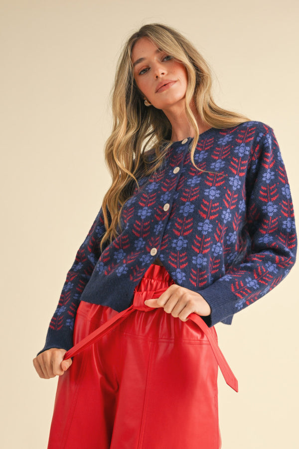 Mulberry Cardigan - Navy