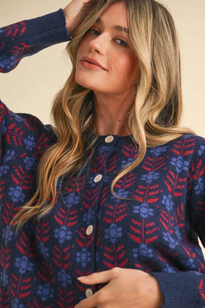 Mulberry Cardigan - Navy