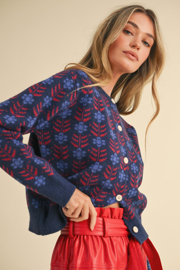 Mulberry Cardigan - Navy