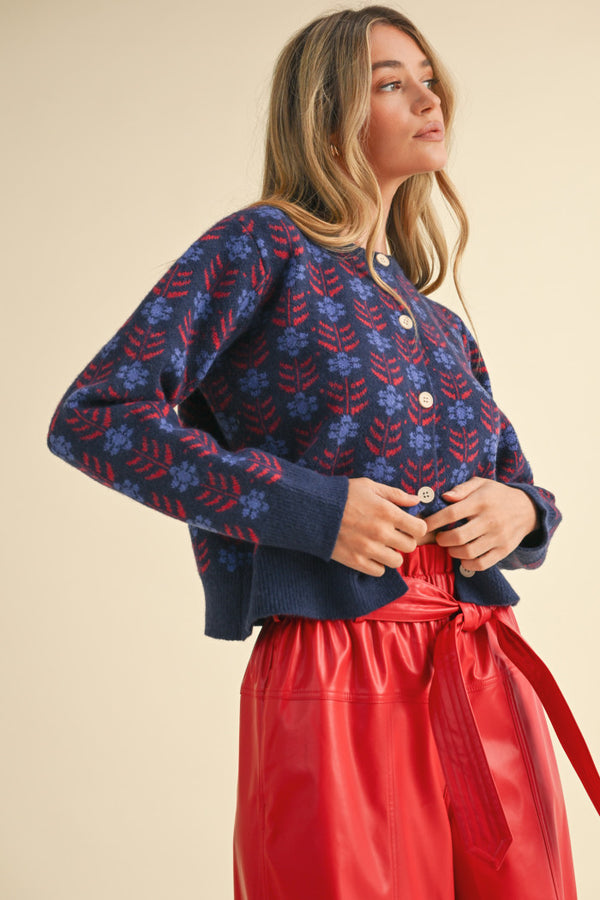 Mulberry Cardigan - Navy