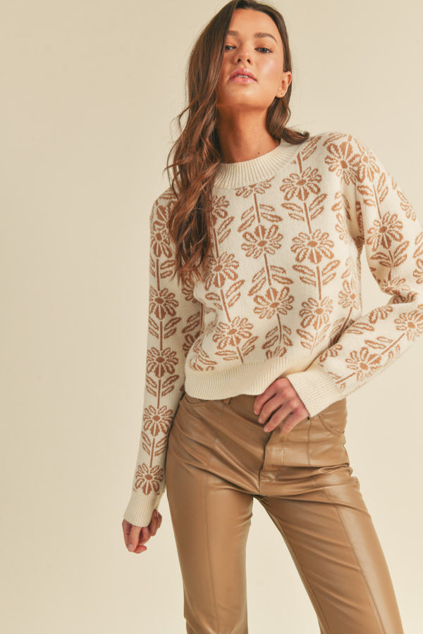 Sunflower Sweater - Brown
